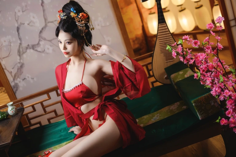 蜜汁猫裘《唐宫夜宴》写真图集 61P+1V｜在线预览与图包下载