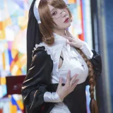 阿包也是兔娘《加冕图 修女》写真图集 26P｜在线预览与图包下载