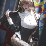 阿包也是兔娘《加冕图 修女》写真图集 26P｜在线预览与图包下载