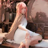 阿包也是兔娘《碧蓝航线 英仙座旗袍》写真图集 30P｜在线预览与图包下载