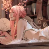 阿包也是兔娘《碧蓝航线 英仙座旗袍》写真图集 30P｜在线预览与图包下载