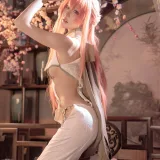 阿包也是兔娘《碧蓝航线 英仙座旗袍》写真图集 30P｜在线预览与图包下载