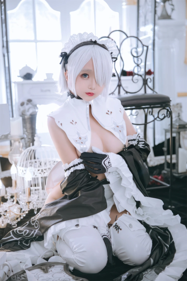 日奈娇(椎名莜)《2B奶盖女仆》写真图集 86P｜在线预览与图包下载