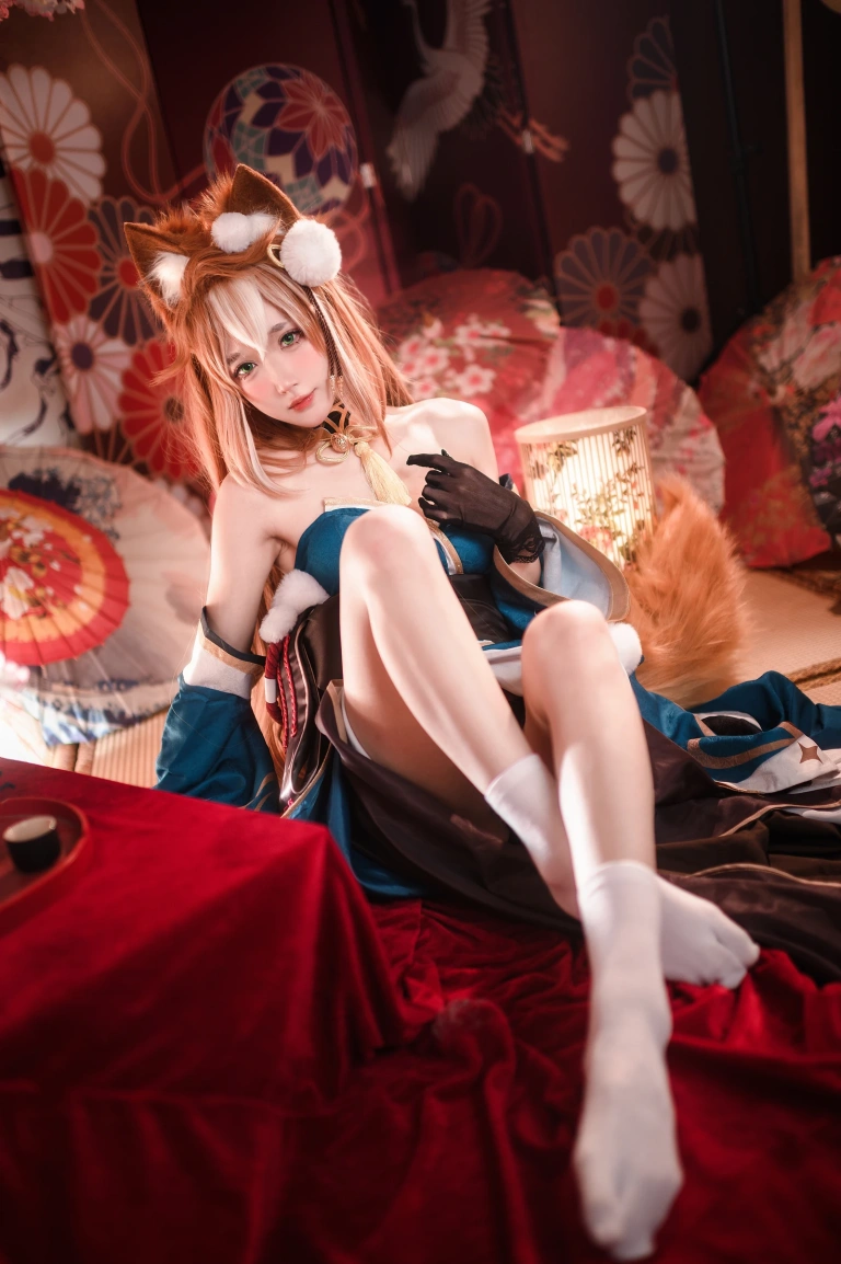 阿包也是兔娘《原神 希娜小姐》写真图集 42P｜在线预览与图包下载