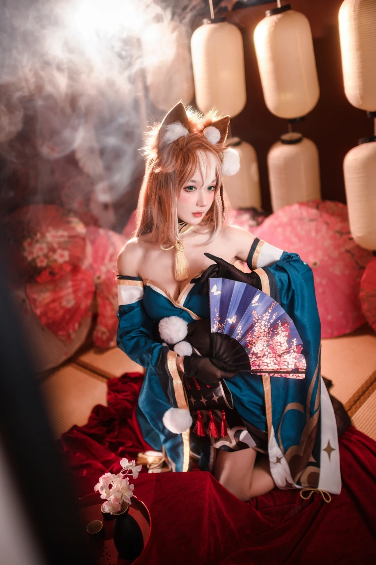 阿包也是兔娘《原神 希娜小姐》写真图集 42P｜在线预览与图包下载
