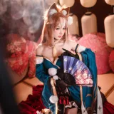 阿包也是兔娘《原神 希娜小姐》写真图集 42P｜在线预览与图包下载