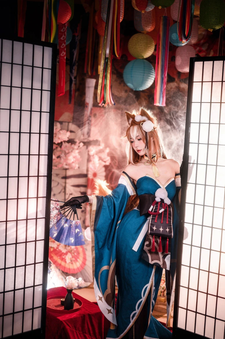 阿包也是兔娘《原神 希娜小姐》写真图集 42P｜在线预览与图包下载