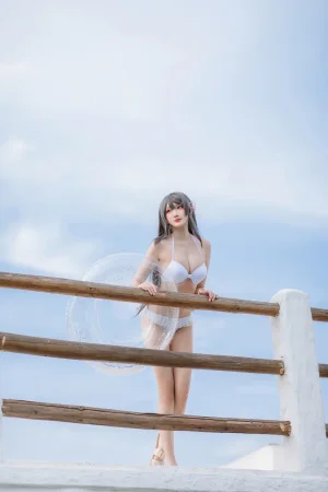 瓜希酱《樱岛麻衣 泳装》写真图集 28P｜在线预览与图包下载
