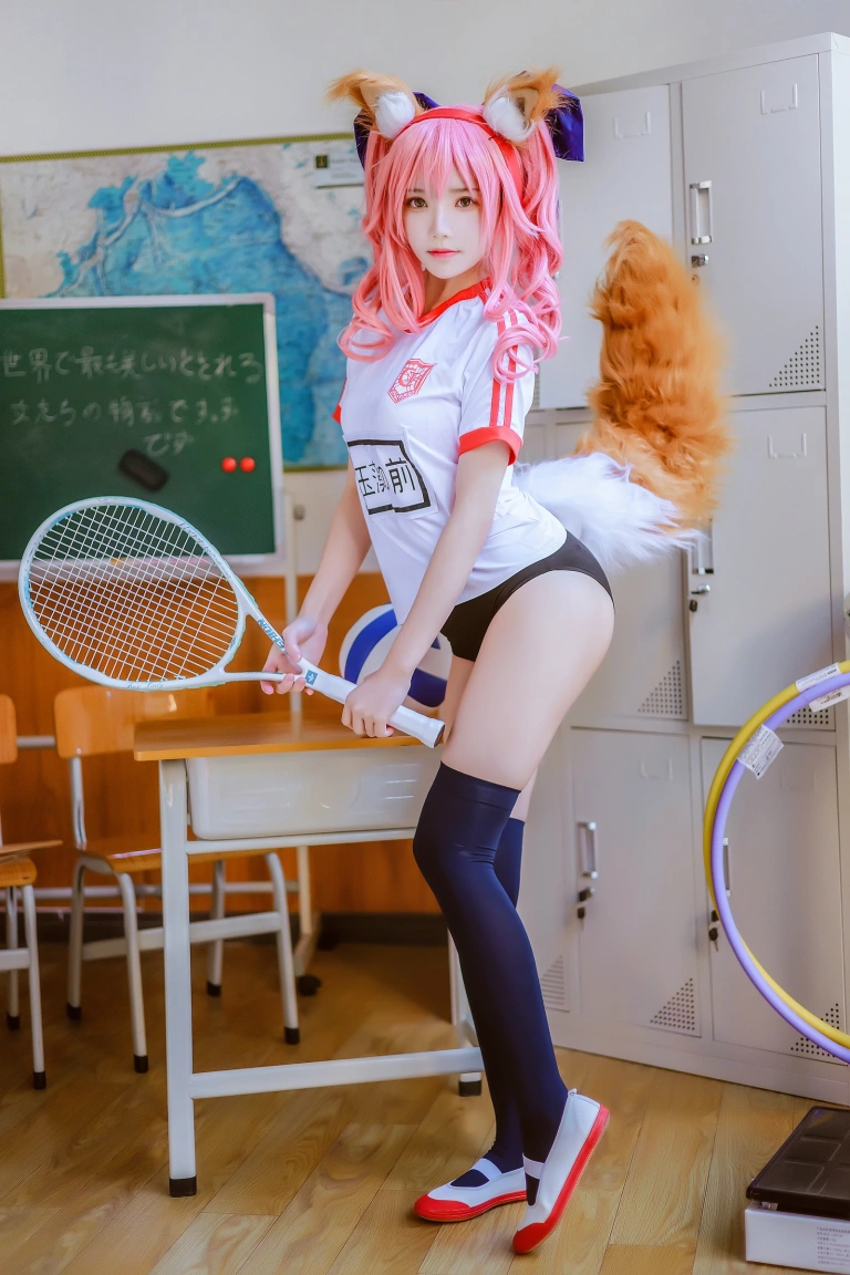 桜桃喵《玉藻前体操服》写真图集 31P｜在线预览与图包下载