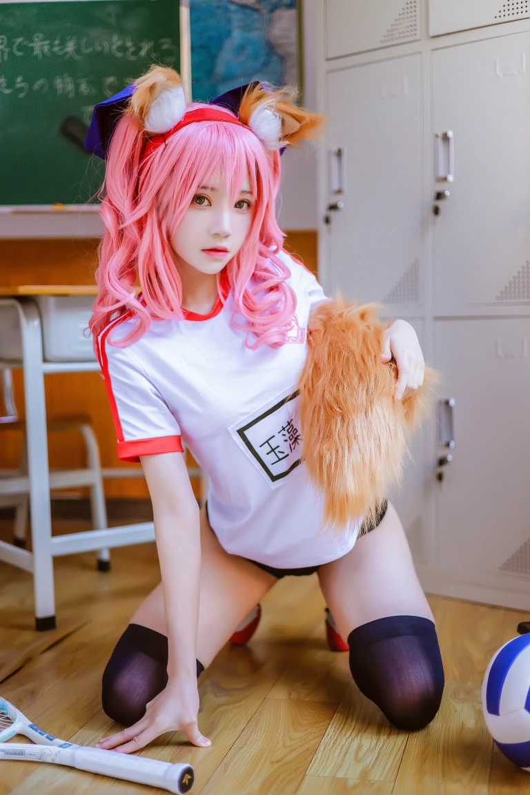 桜桃喵《玉藻前体操服》写真图集 31P｜在线预览与图包下载