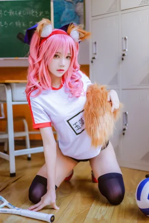 桜桃喵《玉藻前体操服》写真图集 31P｜在线预览与图包下载