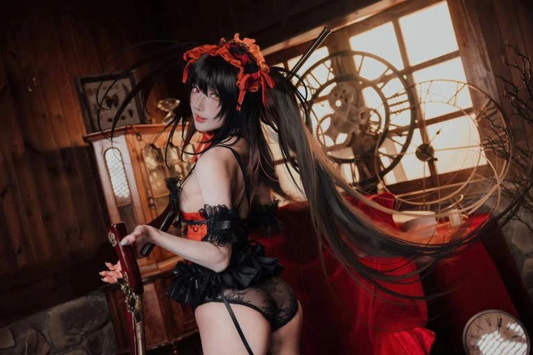 阿包也是兔娘《时崎狂三》写真图集 36P｜在线预览与图包下载