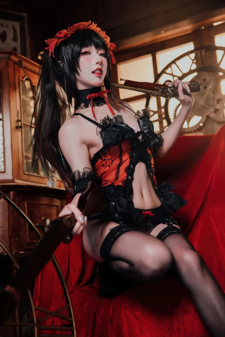 阿包也是兔娘《时崎狂三》写真图集 36P｜在线预览与图包下载