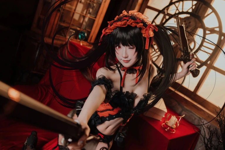 阿包也是兔娘《时崎狂三》写真图集 36P｜在线预览与图包下载