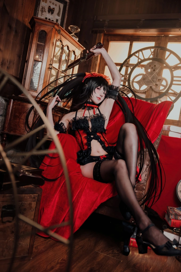 阿包也是兔娘《时崎狂三》写真图集 36P｜在线预览与图包下载