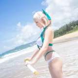 星之迟迟《《秘密花园》 冲田总司泳装》写真图集 14P｜在线预览与图包下载