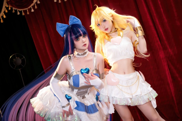 阿包也是兔娘《吊带袜天使（&苏苏苏Sofia）》写真图集 33P｜在线预览与图包下载