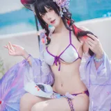 阿包也是兔娘《若藻水着》写真图集 32P｜在线预览与图包下载