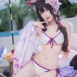 阿包也是兔娘《若藻水着》写真图集 32P｜在线预览与图包下载