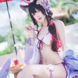 阿包也是兔娘《若藻水着》写真图集 32P｜在线预览与图包下载