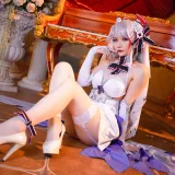 星之迟迟《《秘密花园》 欧根婚纱》写真图集 20P｜在线预览与图包下载