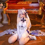 星之迟迟《《秘密花园》 欧根婚纱》写真图集 20P｜在线预览与图包下载