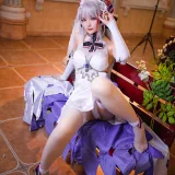 星之迟迟《《秘密花园》 欧根婚纱》写真图集 20P｜在线预览与图包下载