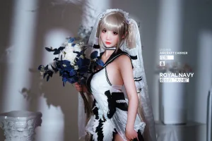 面饼仙儿《可畏婚纱》写真图集 25P｜在线预览与图包下载