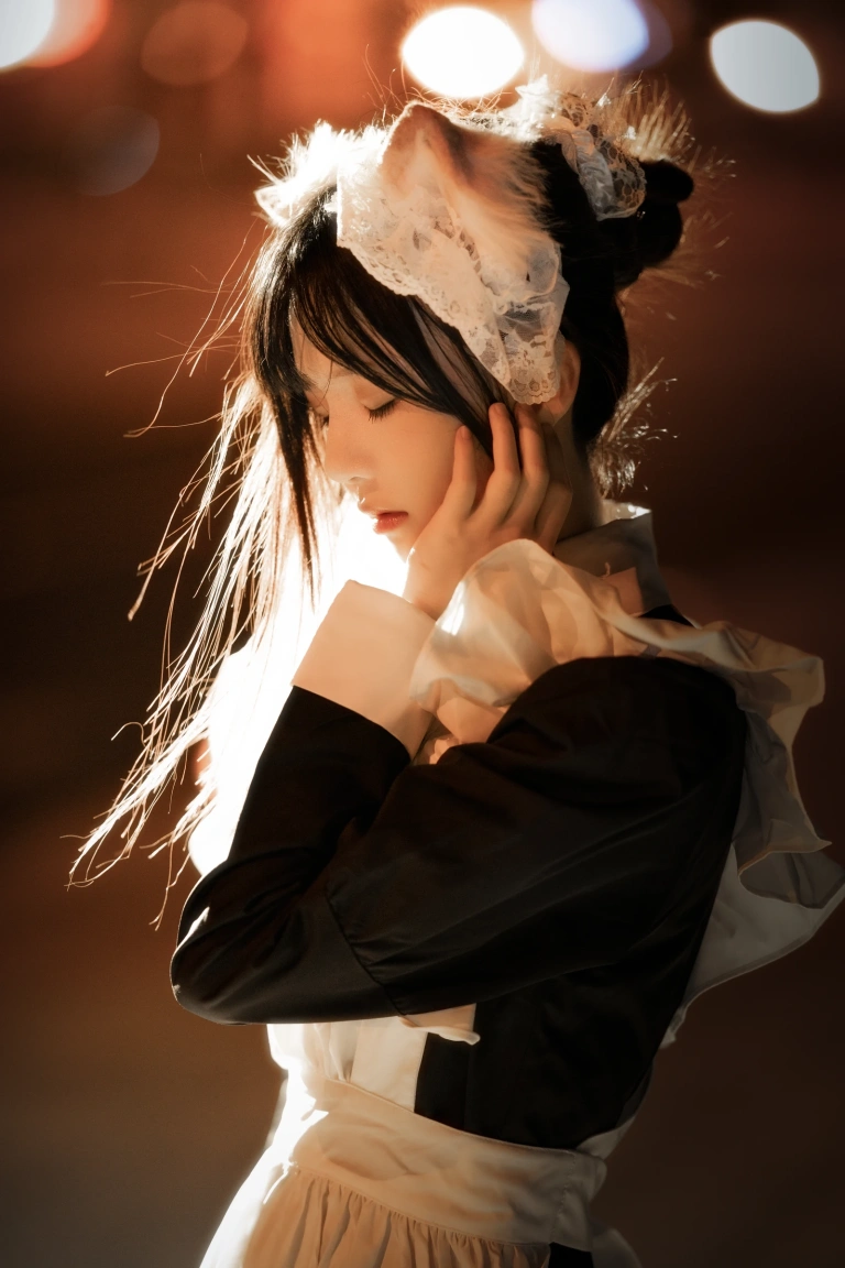 桜桃喵《长裙妹抖（夜）》写真图集 19P｜在线预览与图包下载