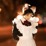 桜桃喵《长裙妹抖（夜）》写真图集 19P｜在线预览与图包下载