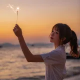 桜桃喵《逐海》写真图集 17P｜在线预览与图包下载