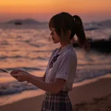 桜桃喵《逐海》写真图集 17P｜在线预览与图包下载