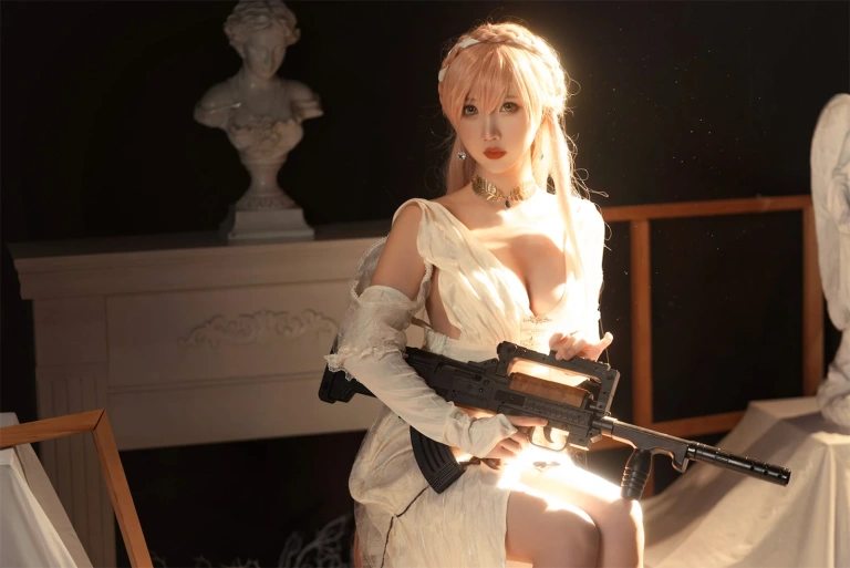 面饼仙儿《少女前线 天意佳人》写真图集 27P｜在线预览与图包下载