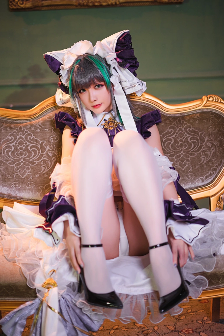 星之迟迟《《R-Maid》 柴郡》写真图集 15P｜在线预览与图包下载
