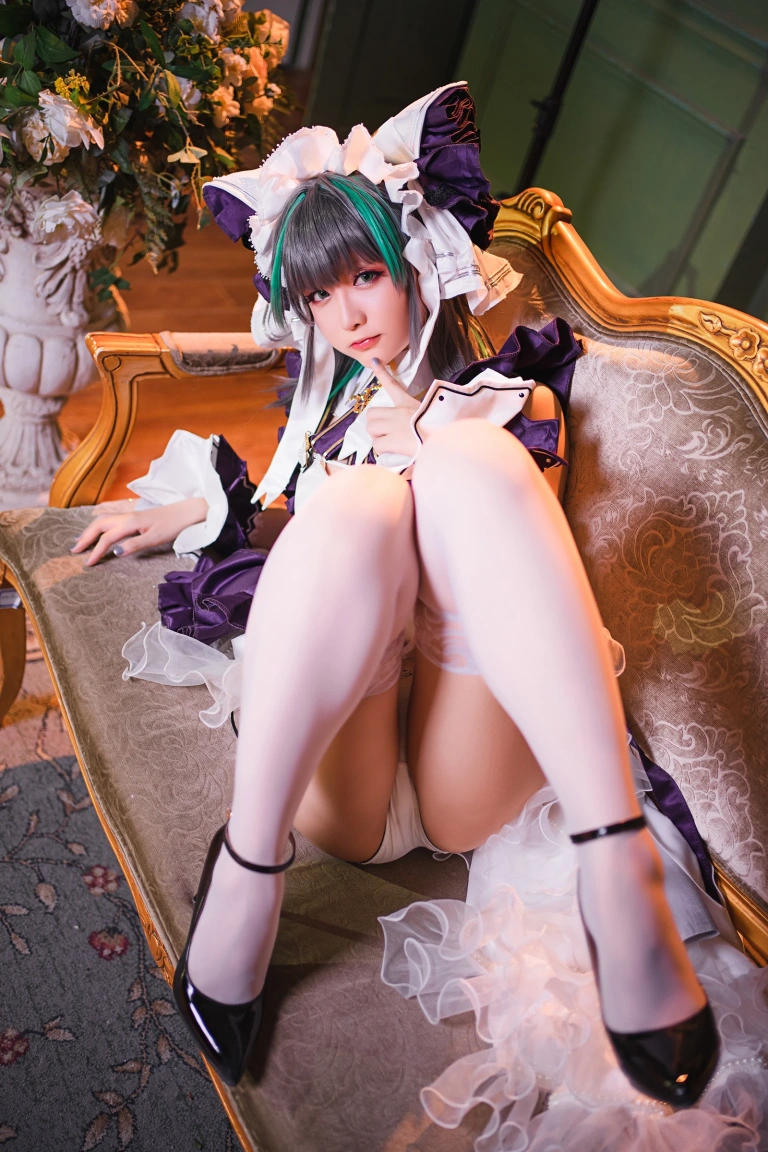 星之迟迟《《R-Maid》 柴郡》写真图集 15P｜在线预览与图包下载