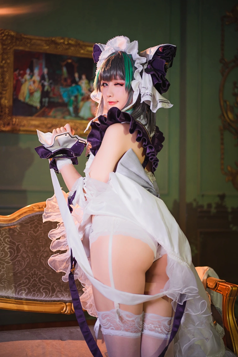 星之迟迟《《R-Maid》 柴郡》写真图集 15P｜在线预览与图包下载