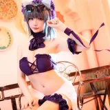 星之迟迟《《R-Maid》 柴郡泳装》写真图集 35P｜在线预览与图包下载