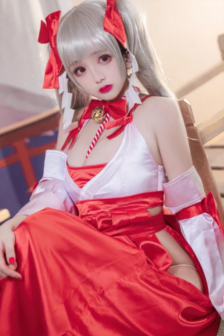 日奈娇(椎名莜)《碧蓝航线 可畏巫女》写真图集 41P｜在线预览与图包下载