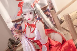 日奈娇(椎名莜)《碧蓝航线 可畏巫女》写真图集 41P｜在线预览与图包下载