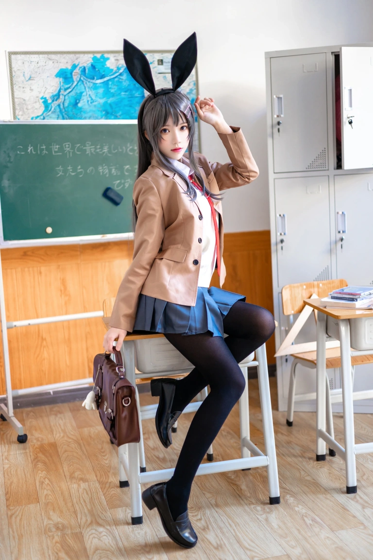 桜桃喵《麻衣制服》写真图集 52P｜在线预览与图包下载