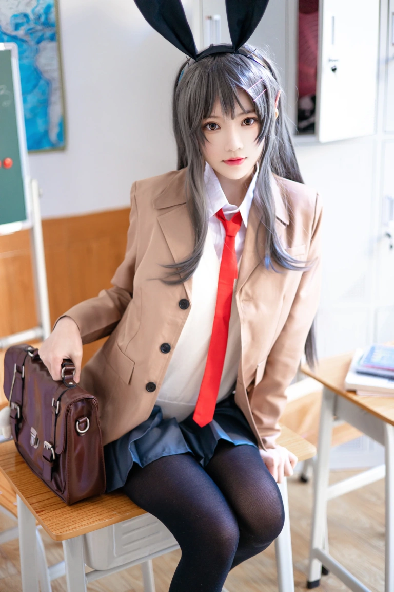 桜桃喵《麻衣制服》写真图集 52P｜在线预览与图包下载