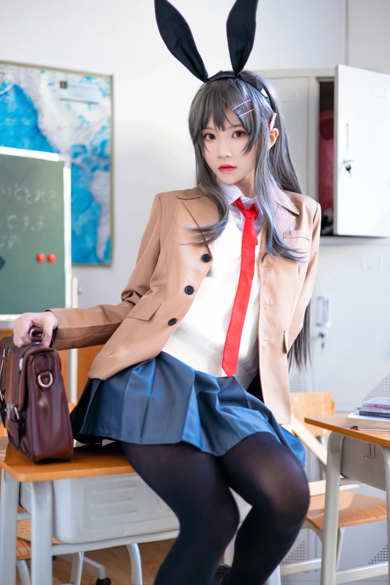 桜桃喵《麻衣制服》写真图集 52P｜在线预览与图包下载