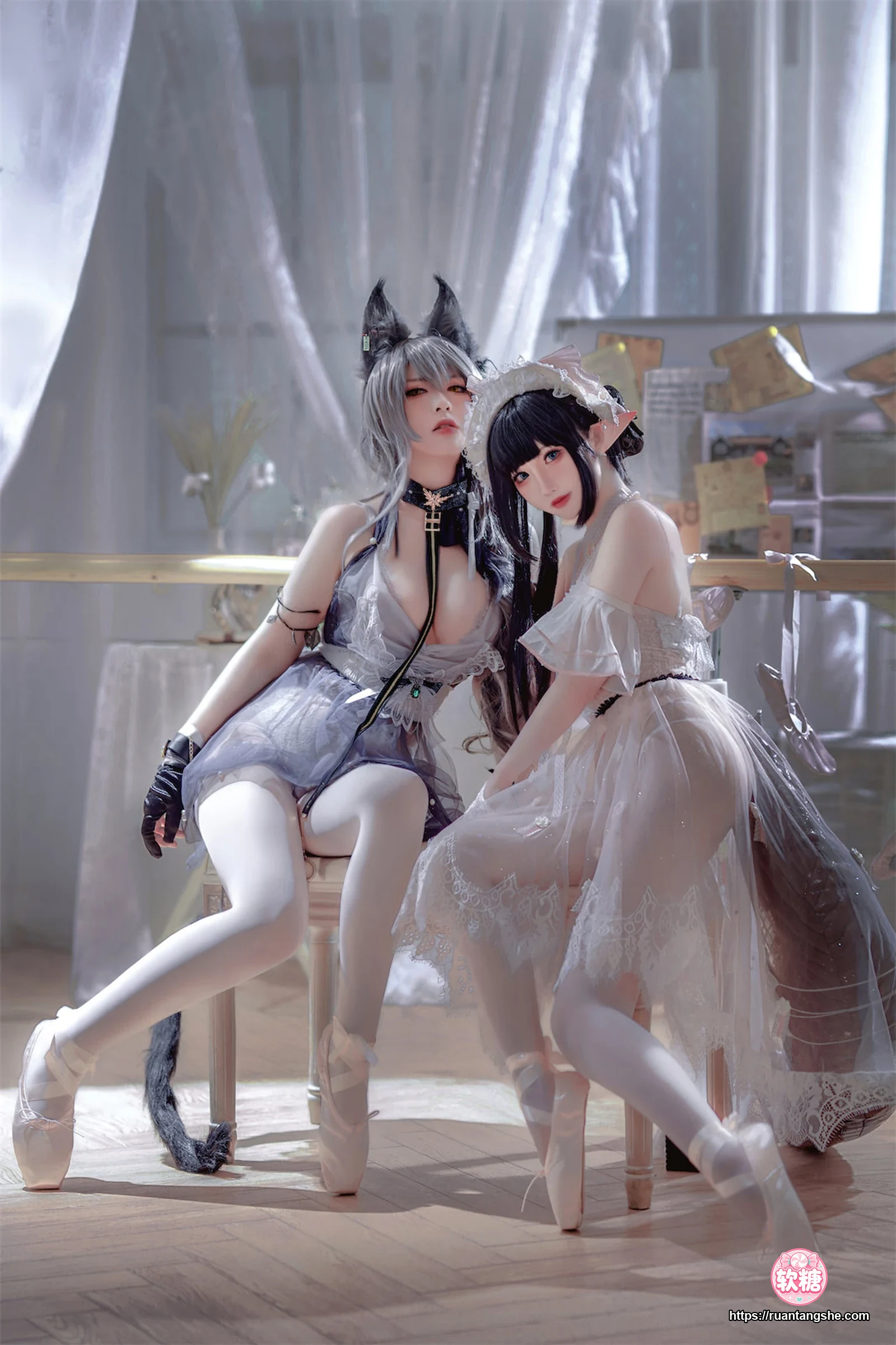 面饼仙儿 面饼仙儿 NO.117 - Arknights 黑x森蚺バレエ(&半半子)