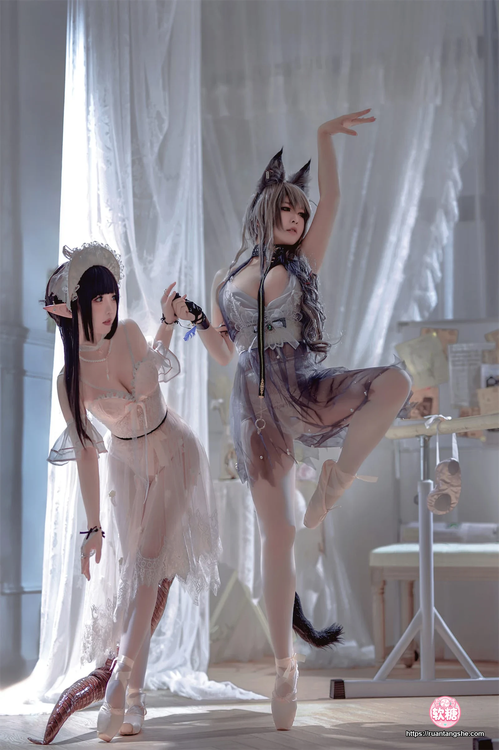 面饼仙儿 面饼仙儿 NO.117 - Arknights 黑x森蚺バレエ(&半半子)