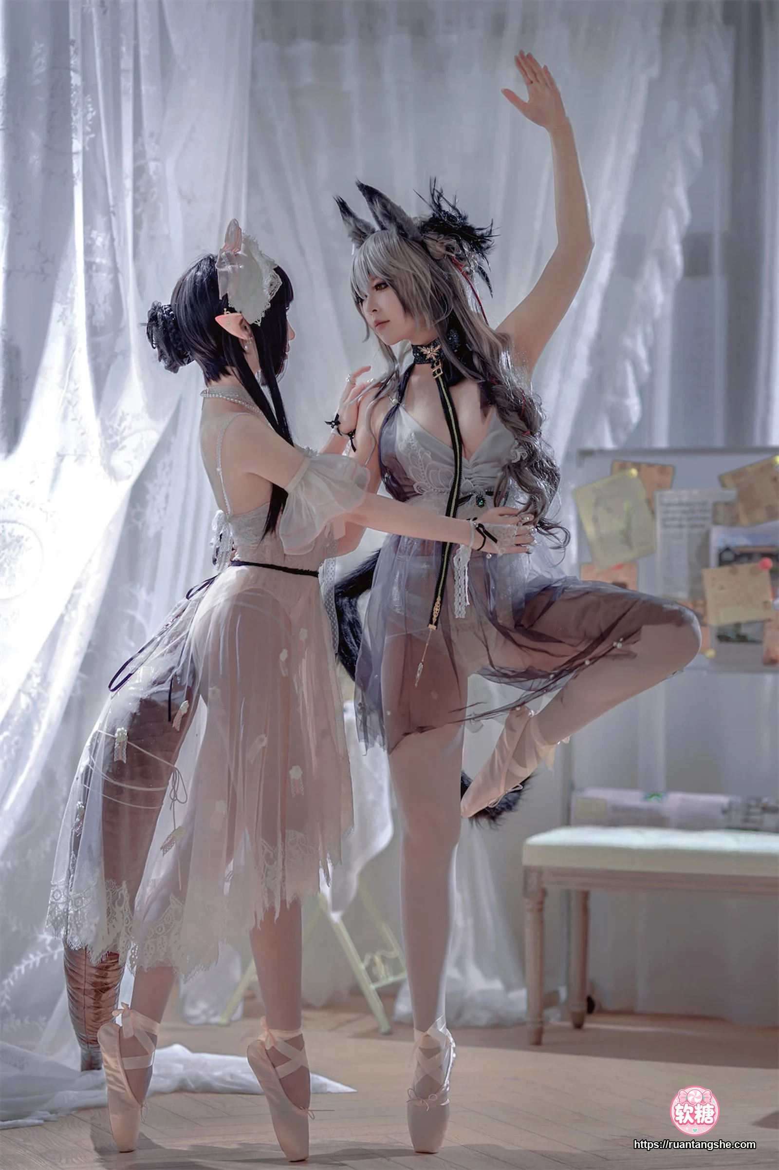 面饼仙儿 面饼仙儿 NO.117 - Arknights 黑x森蚺バレエ(&半半子)