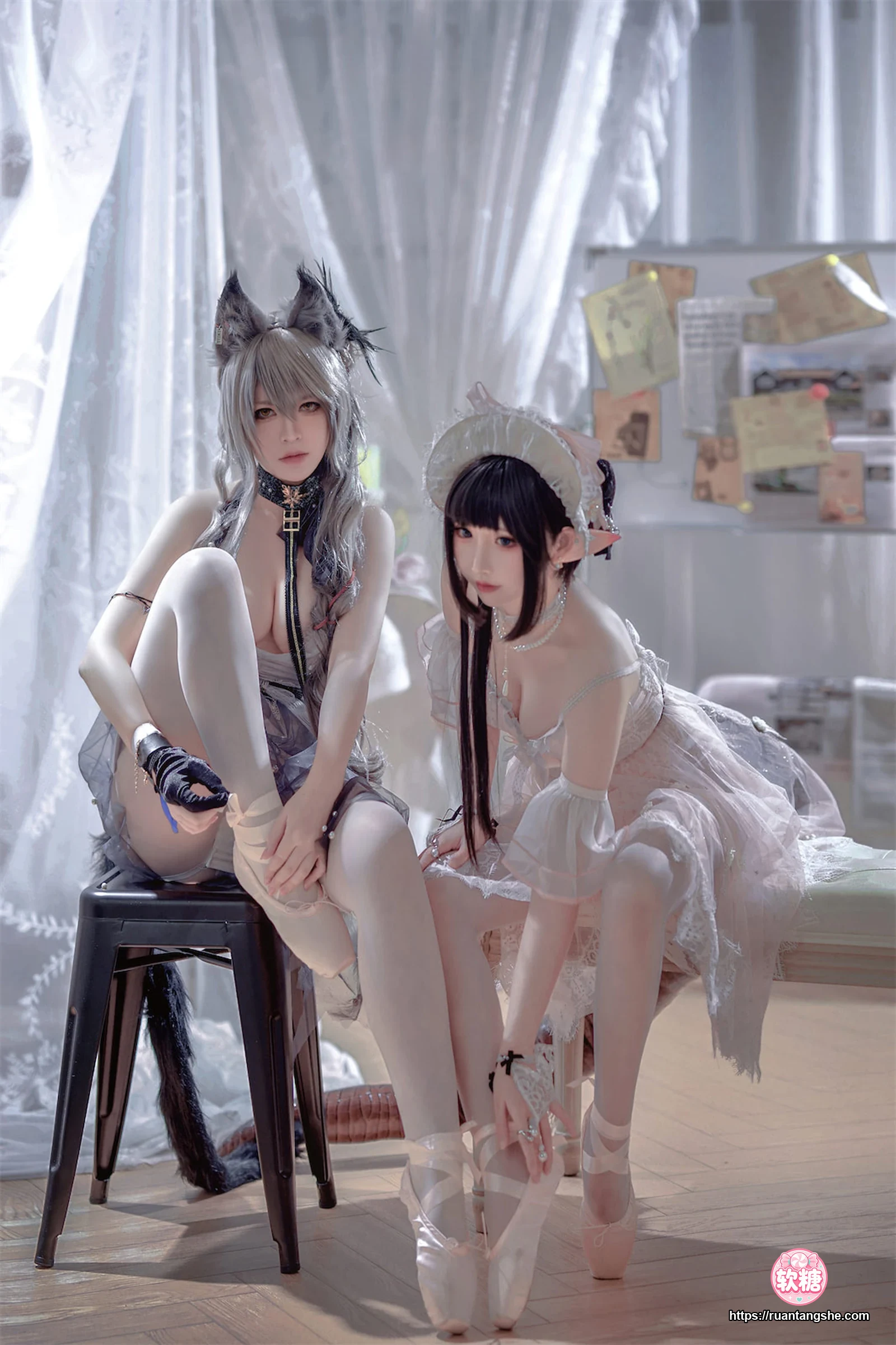 面饼仙儿 面饼仙儿 NO.117 - Arknights 黑x森蚺バレエ(&半半子)