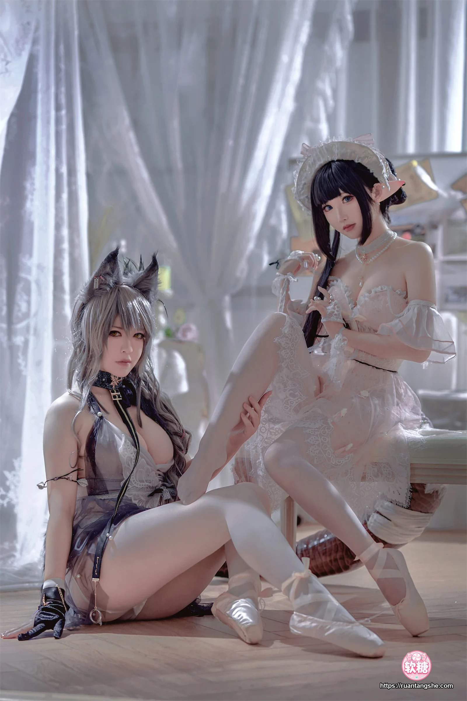 面饼仙儿 面饼仙儿 NO.117 - Arknights 黑x森蚺バレエ(&半半子)