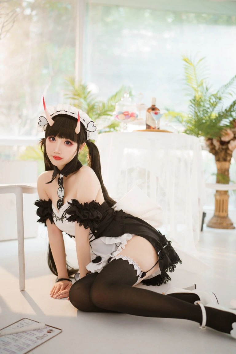 面饼仙儿《能代女仆》写真图集 31P｜在线预览与图包下载