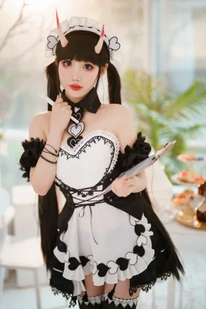 面饼仙儿《能代女仆》写真图集 31P｜在线预览与图包下载