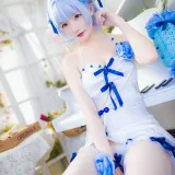 星之迟迟《《花鸟风月》 花与旗袍 蓝》写真图集 20P｜在线预览与图包下载